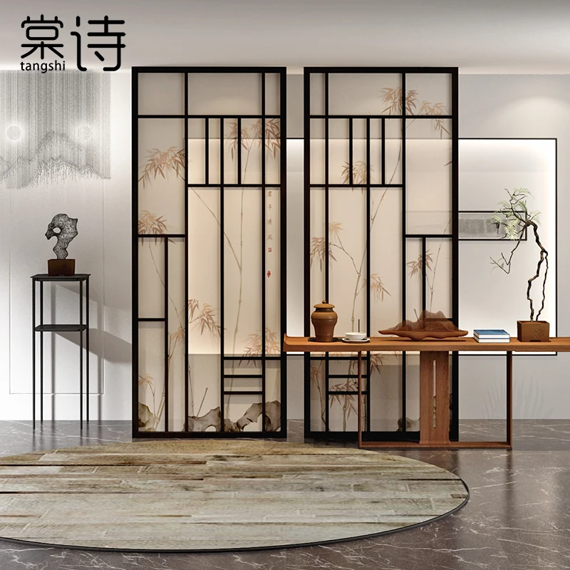 Mini Paravent Chinois-Chinese Folding Screen-spanische Wand-Biombo-paravento 