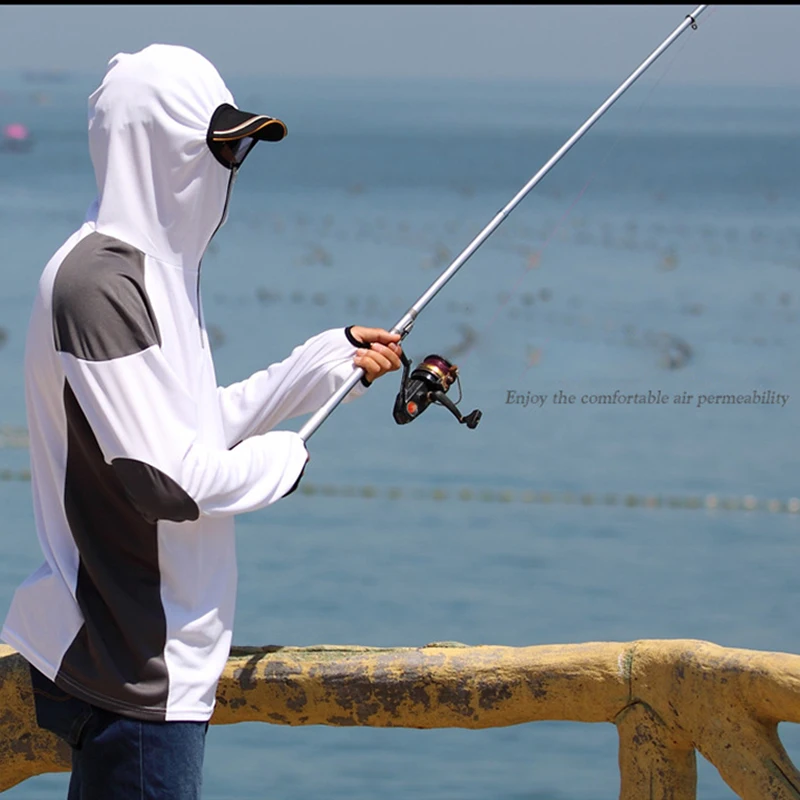 Koop Vissen Kleding Outdoor Sneldrogende Anti Uv Bescherming Ademende Zon Shirt Jas Zomer Man Sport Kleding Vissen Accessoires