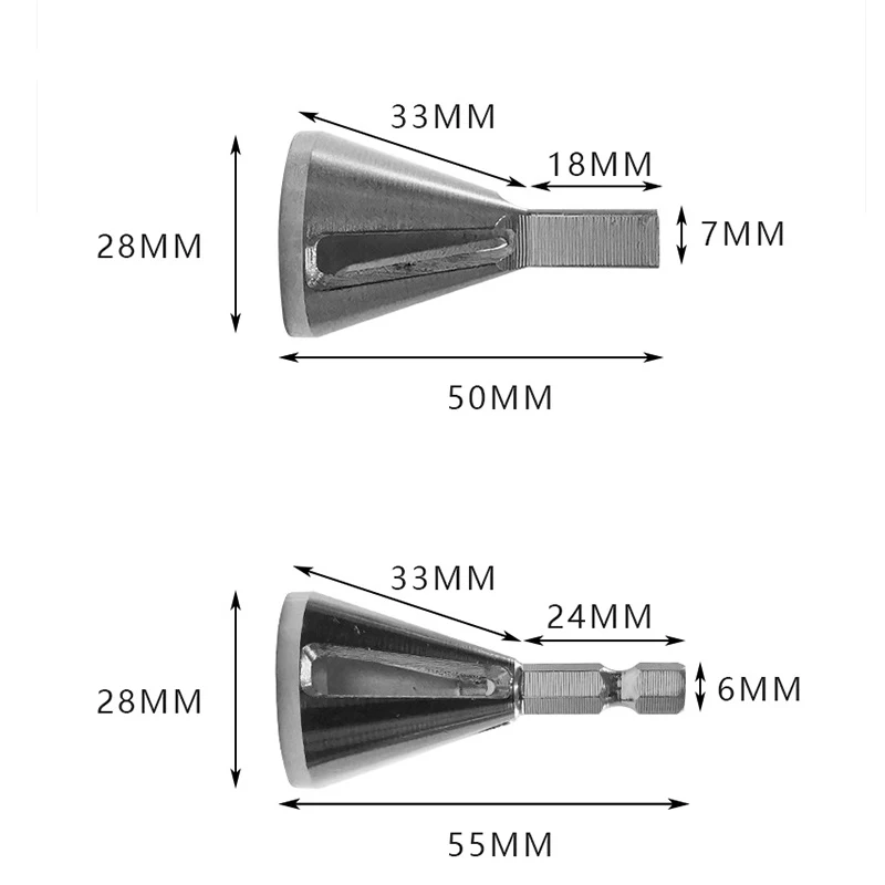Два типа инструмент для снятия заусенцев внешний инструмент для снятия заусенцев Инструменты для ремонта металла сверло инструмент