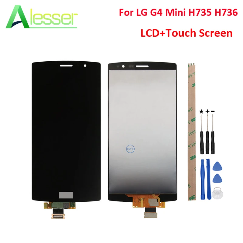 

Alesser For LG G4 Mini H735 H736 LCD Display And Touch Screen Screen Digitizer Assembly Replacement Digital Accessory +Tools