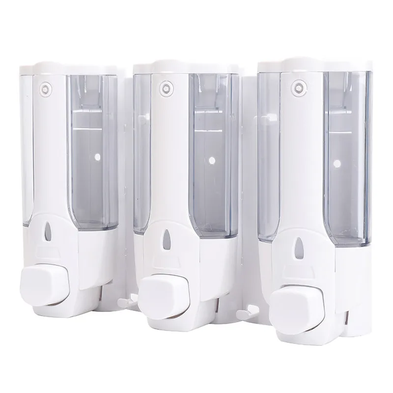 Wall Mounted KC-DK03 Three Chamber Dispenser Lotion Liquid Soap Dispenser Set Shampoo Shower Bottle for Bathroom Kitchen Wall Mounted KC-DK03 Three Chamber Dispenser Lotion Liquid Soap Dispenser Set Shampoo Shower Bottle for Bathroom Kitchen