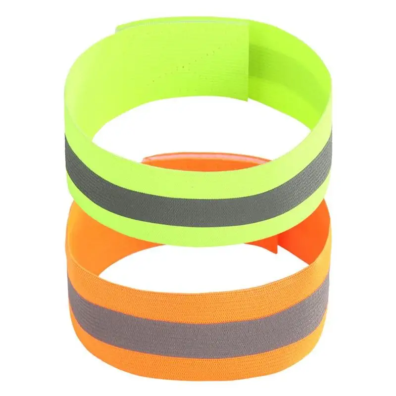 

Night Reflective Safety Belt Outdoor Sports Night Running Cycling Jogging Arm Strap Luminous Arm Band nighttime travel safety