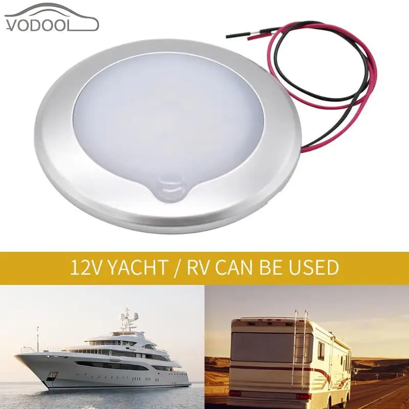 RV Lamp Caravan Accessories Camping Car RV Roof Ceiling Cabin Light IP67 Touch Dimming