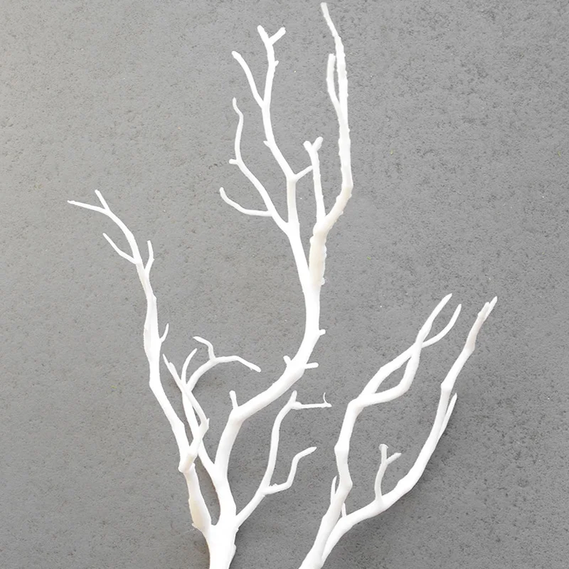 1 шт. 35 см сухое искусственное лиственное растение ветка дерева пластиковое Моделирование поддельные веточки для домашнего офиса DIY декоры веточки кораллов