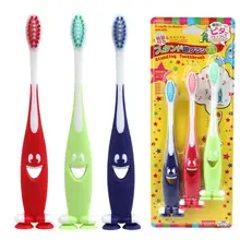 XY Fancy 3 шт./компл. Мягкая зубная щетка милый дизайн с ногами подставка с присоской