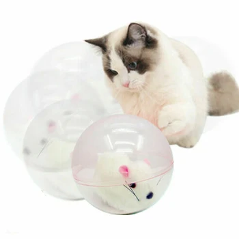 

Cute Funny Plastic Activation Animal Ball Toy Pet Cat Dog Stress Relief Toy Pet Supplies
