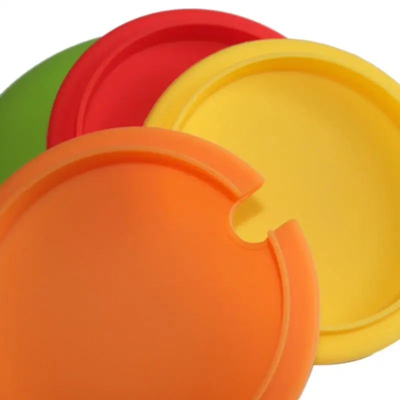 Силиконовые крышки для чашек пищевого качества креативные конфеты цвета чашки пылезащитный чехол термостойкий безопасный силиконовый чехол с выемкой Microwaveable