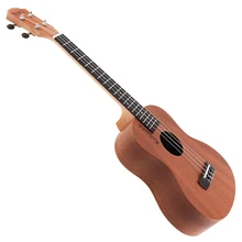 YAEL 21 ''23'' 26 дюймов Гавайские гитары укулеле акустическая мини гитара из Сапеле деревянная Гавайская гитара Гавайи 4 струны 18 ладов для начинающих Музыкальные инструменты