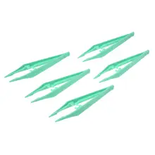 HHO-5pcs 12 см пластиковый зажим Пинцет для кормления рептилий