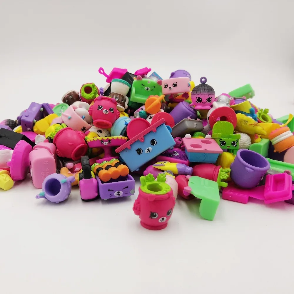 

Hot Sale Christmas Gift Shopkins-Season Rubber Toys 10-400 Pcs Send By Not Repeating Best Gift For The Shopkins Children