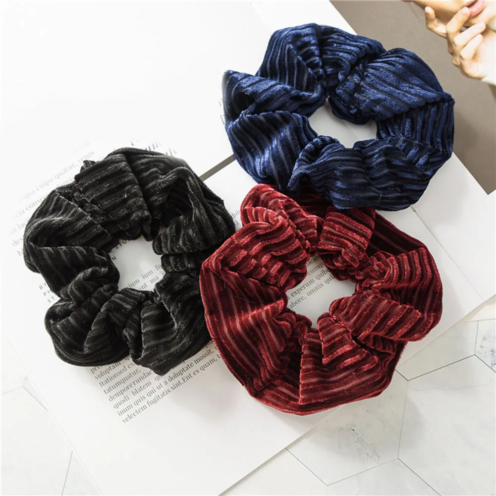 Online Motif Garis Besar Scrunchie untuk Wanita Dewasa Aksesoris Rambut Elastis Rambut Band Ekor Membungkus Rambut Karet Band Ekor Kuda Pemegang Murah Motif Garis Besar Scrunchie untuk Wanita Dewasa Aksesoris Rambut Elastis Rambut Band Ekor Membungkus Rambut Karet Band Ekor Kuda Pemegang