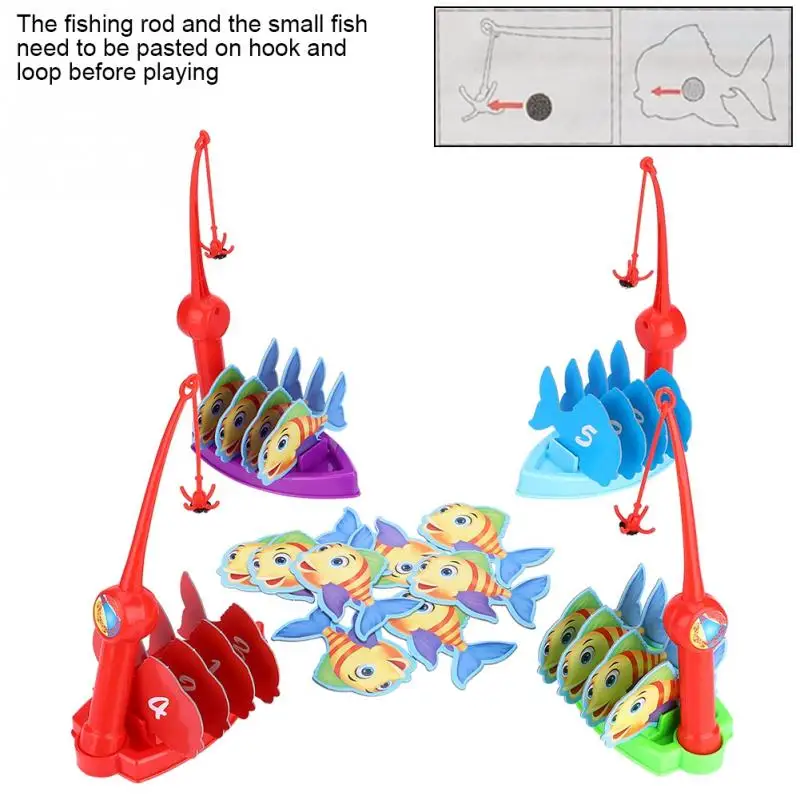 Baby Educational Fishing Toys Hook and Looks Fish Set Facilitate