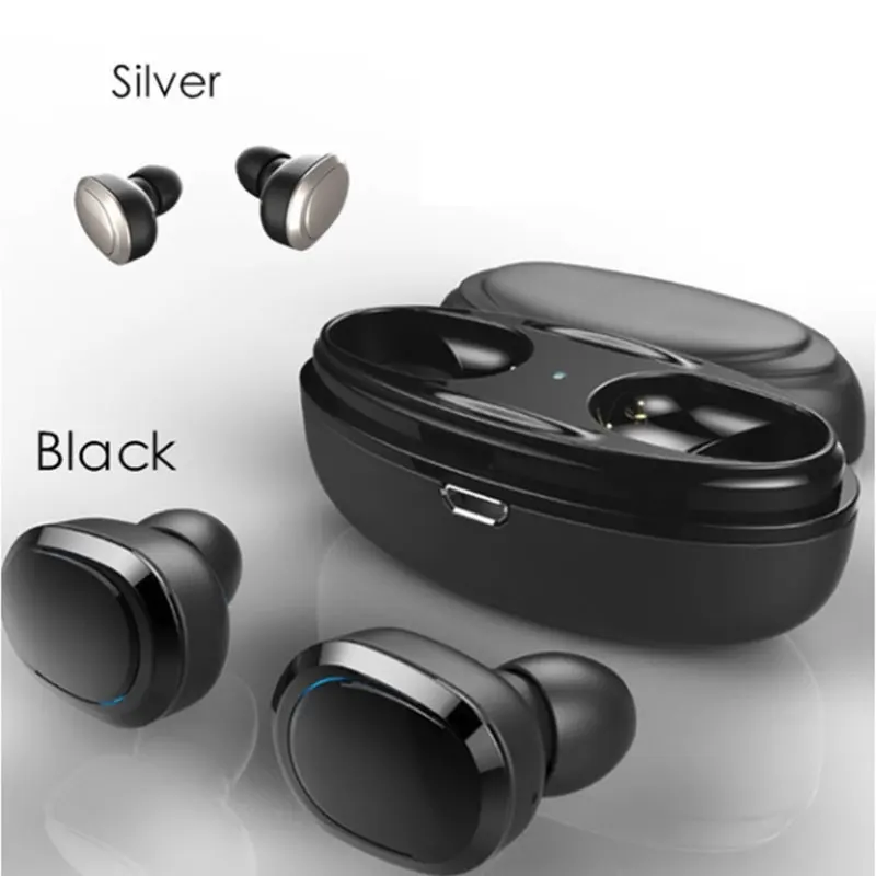 

TWS Bluetooth Earphones Double Stereo Wireless Earbuds Bass Bluetooth Headset Handsfree For Smart Phone PC Pad Audio Call T12