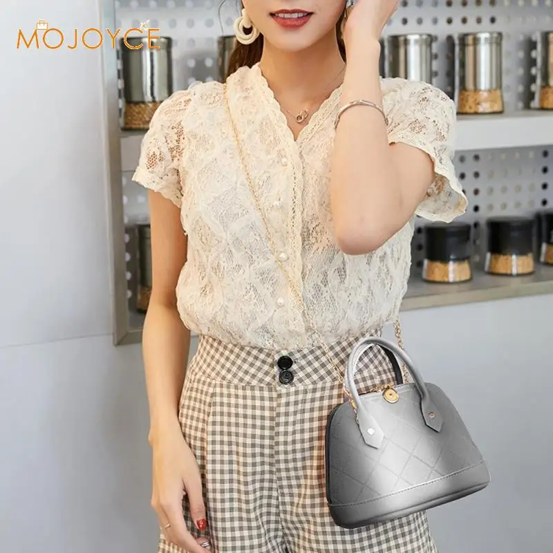السيدات رسول الأعلى مقبض Crossbody أكياس بو الجلود الماس شعرية شنطة كتف للنساء بلون سلسلة حمل