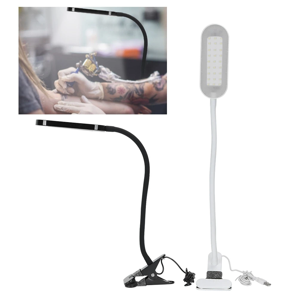 Портативный Клип Тату светодиодный светильник USB сенсорный переключатель