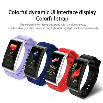

Smart Bracelet IP67 Waterproof Metal Color Screen Multi-Sports Mode Support Heart Rate Blood Pressure Monitoring 4 Color