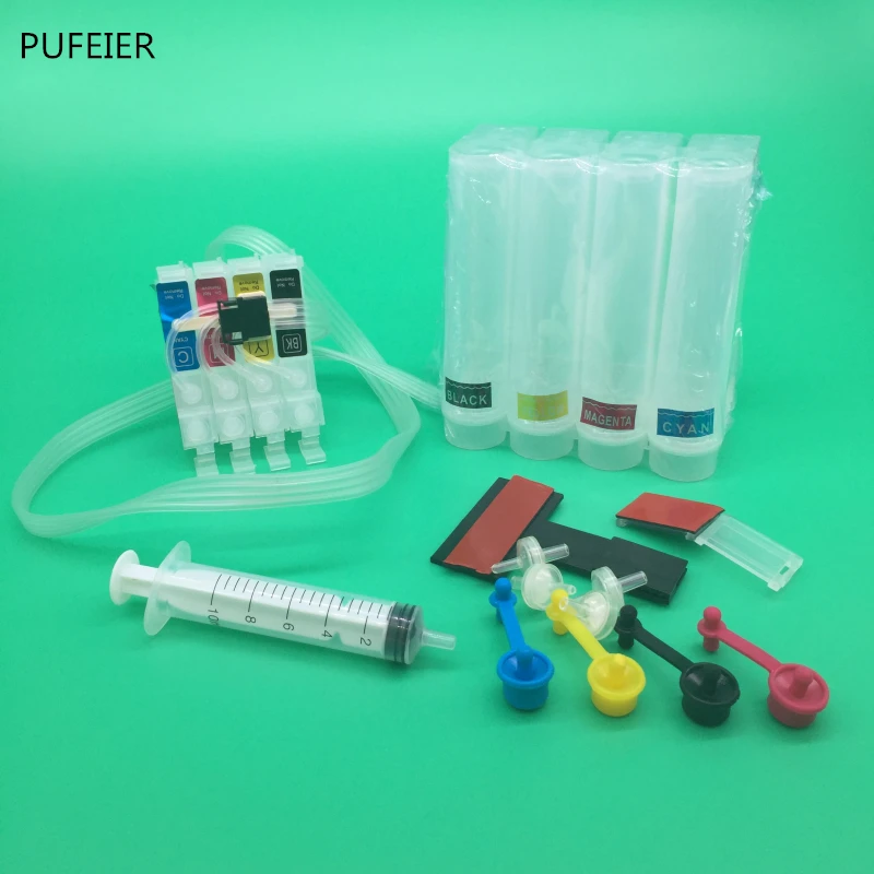 

40 Sets Empty CISS Ink System 300ml Tank No Chip For Epson WF-7110DTW Inkjet Printer