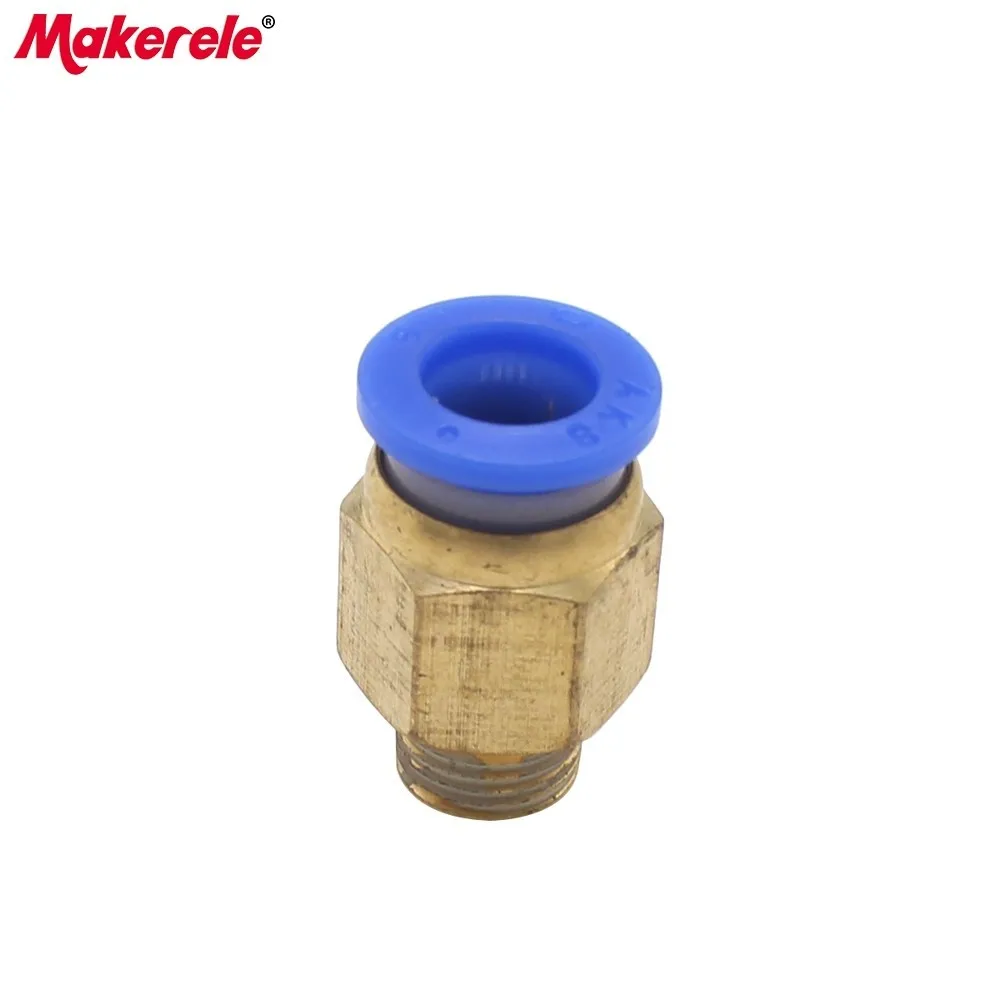 

push fit air fittings PC8mm Hose 1/8" 1/4" 3/8" 1/2"BSPT Male Thread Straight Gas Air Fittings 1 pcs for free