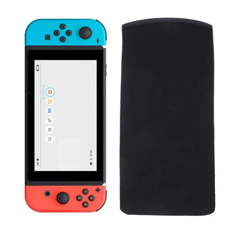 

1Pcs Carrying Case Screen Protection Sheet Bag For Nintendo Switch Soft black Case Cover Game Console Protective Shell