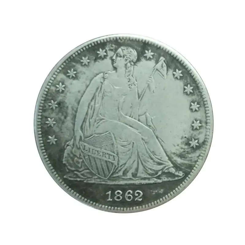 

Commemorative Coin High Imitation Silver Dollar 1862 Foreign Silver Dollar Can Blow Silver Dollar Moore Coin Morgan Coin
