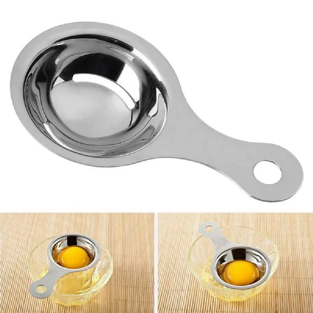 Separator of egg yolk in stainless steel Separator White Egg Sieve Device Mini kitchen utensils