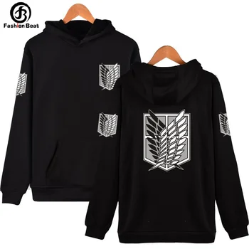 

Attack on Titan Hoodie Scout Legion Hoodies Hot Japan Anime Hoody Polyester Hooded Clothes Men/women Sweatshirts Casual Coat