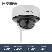H. вид 4MP IP камера Wi Fi Крытый 2,4 г 5 IP камеры Wifi Onvif Смарт ИК CCTV камера Наружные камеры видеонаблюдения с микрофоном