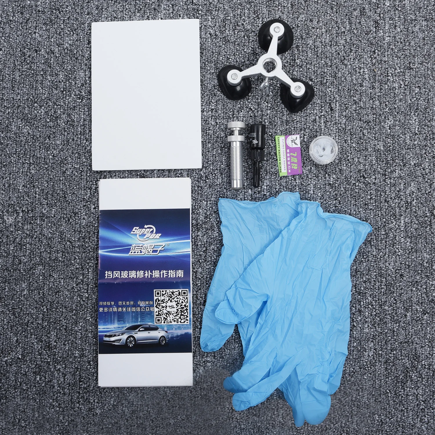 Tanie Auto samochód szyba przednia szyba do pęknięcia DIY zestaw naprawczy narzędzie stop przydatne Drop Shipping akcesoria samochodowe