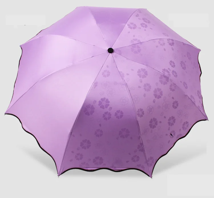 Folding Floral Flower Umbrella Rain Women Windproof Umbrellas Rain for