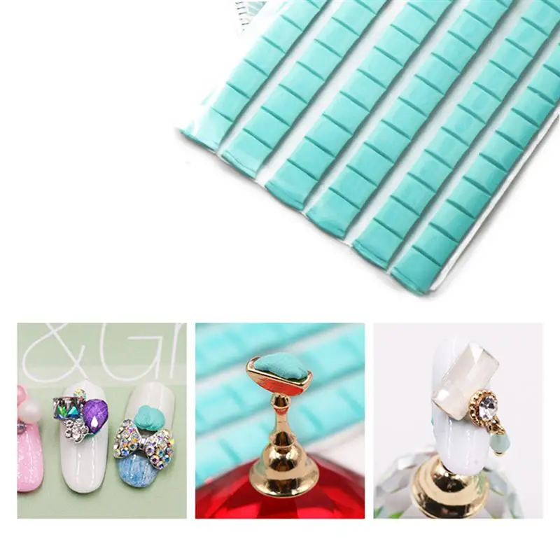 

Nail Art Plasticine Tip Adhesive Glue Mud for False Nail Holder Display Showing Frame Manicure Nail Art Tool
