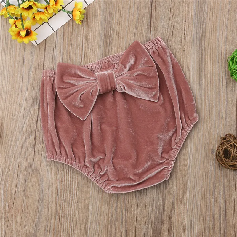 

PUDCOCO New Kids Baby Girl Butterfly Knot Shorts Diaper Cover Panties PP Pants