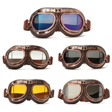 Ветрозащитные винтажные мотоциклетные велосипедные очки ретро очки для верховой езды мотоциклетный шлем очки для Harley Кафе Racer