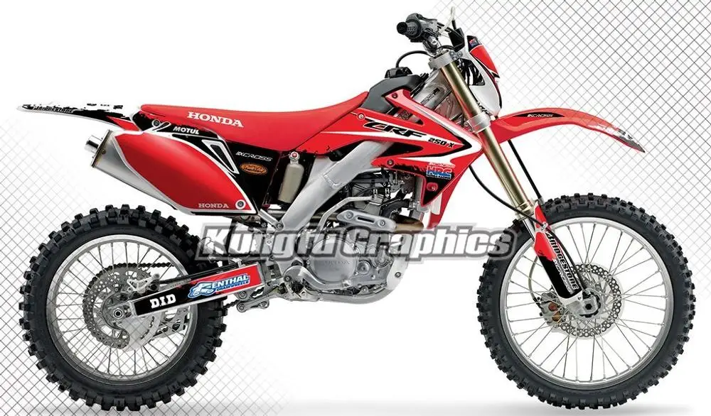 Honda Tornado XR 250 FACTORY STYLE 2005-2009 Full Custom Graphic Kit