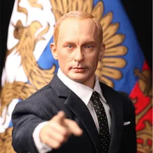 O Presidente russo Vladimir Putin Agilizar Edição material de Resina 1/6 Soldado Pode Ação Brinquedos Modelo Terno Frete grátis