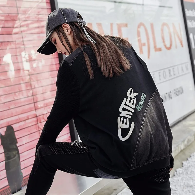 Max LuLu Famous Brand Ladies Punk Knitted Tops Tee Shirts Womens Denim Long Sleeve T-shirt Vintage Ladies Harajuku Winter Tshirt Max LuLu Famous Brand Ladies Punk Knitted Tops Tee Shirts Womens Denim Long Sleeve T-shirt Vintage Ladies Harajuku Winter Tshirt