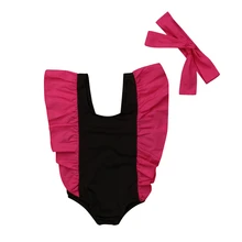 Ho/цельный купальник для маленьких девочек; купальный костюм; комплект одежды для плавания для маленьких девочек