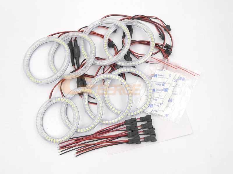  For Alfa Romeo Brera Spider 2005 2006 2007 2008 2009 2010 Excellent 8 pcs rings Super bright 3528 S - 32986455184