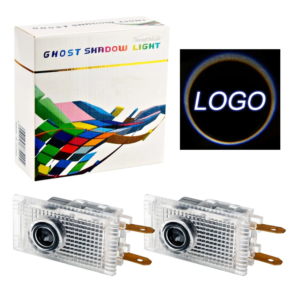 2 قطعة سيارة باب مجاملة أضواء Led جهاز عرض ليزر السيارات ترحيب مصباح لمرسيدس بنز W210 العداء فيانو فيتو تحذير ضوء