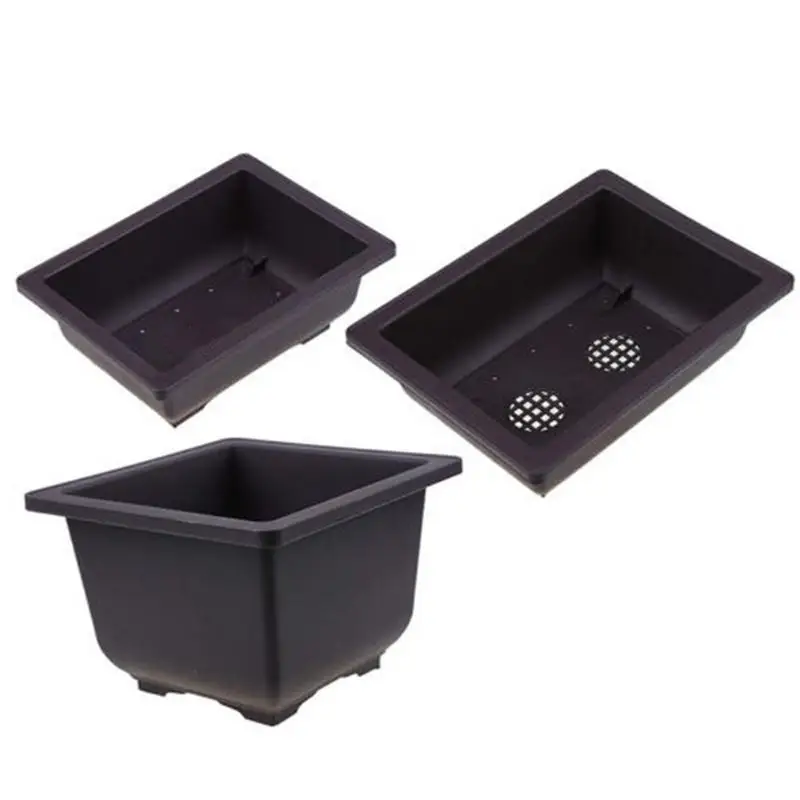 

Simulated Purple Sand Plastic Succulent Plant Flowerpot Damp-proof And Mold Proof Bonsai Flower Pot Broken-resistant Durable