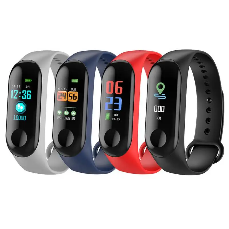 

IP68 W3 Smart Bracelet Sports Watch Kids Watches Horloge Fitness Watch Waterproof Support Pedometer Heart Rate Health Monitoring