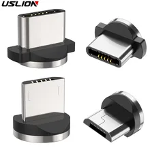 Круглый Магнитный Кабель с разъемом типа C Micro USB C с разъемами для быстрой зарядки телефона Microusb type-C магнитный разъем зарядного устройства для samsung S9 S10