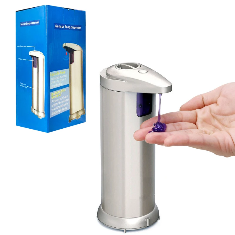 

Automatic Soap Dispenser Sensor Automatic Touch-Free Liquid Dispenser ABS Electroplated Sanitize Dispenser For Kitchen Bathroom