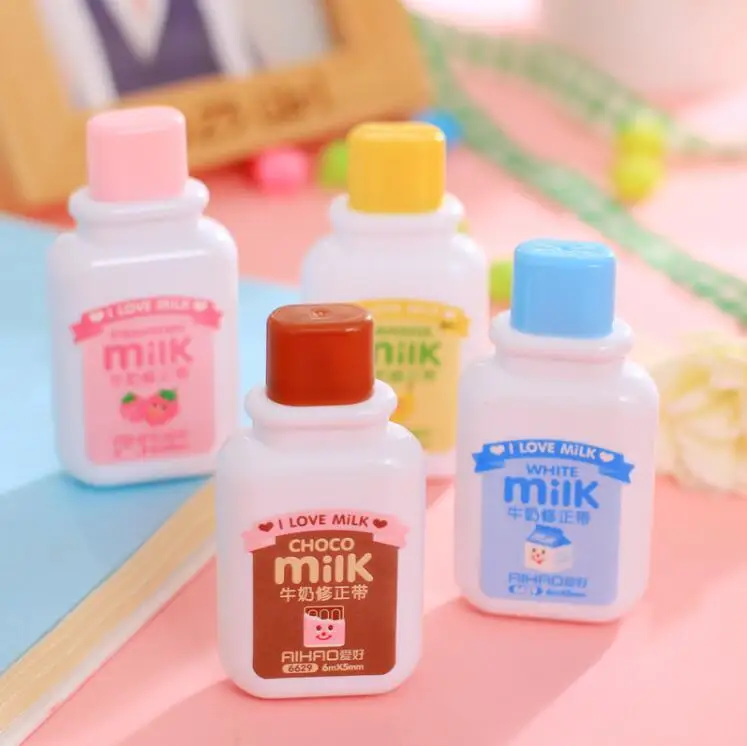 1 Piece Cute Kawaii Cartoom Milk Bottle Correction Tape