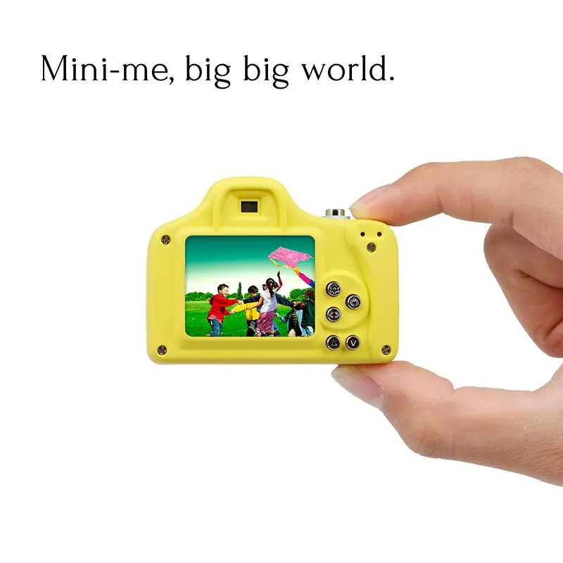  1.5 Inch 2MP 1080P Mini LSR Cam Digital Camera for Kids Baby Cute Cartoon Multifunction Toy Camera 