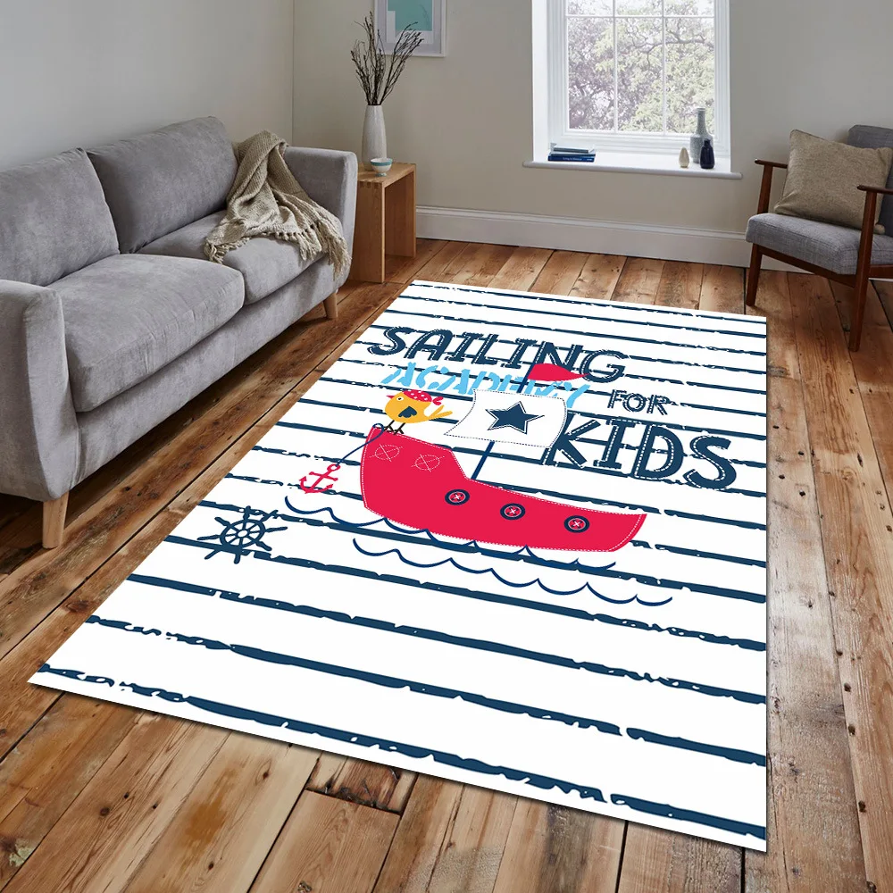 Мультяшный детский прикроватный ковер с 3D принтом для дома, гостиной, настраиваемый матрас с рисунком, ковер для гостиной