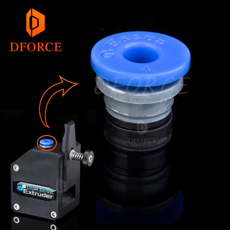 

BMG EXTRUDER Embedded Collet Clips for extruder and other Embeddable tube Ptfe tube blue Collet Clips