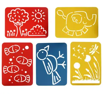 

Plastic Children DIY Hollow Drawing Template Drawing Graffiti Template