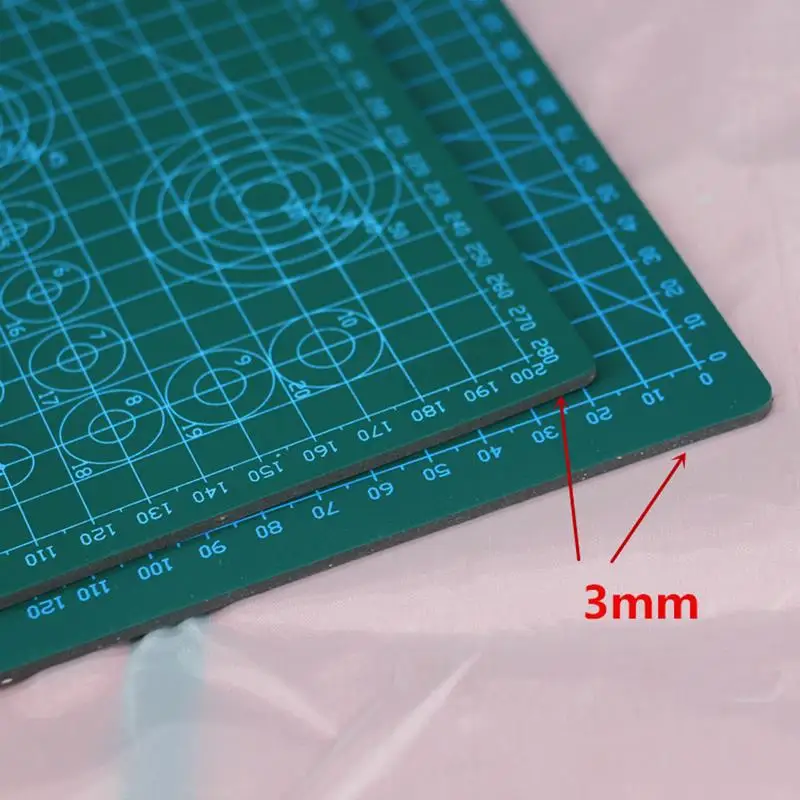 A3 Двусторонняя бумагорез 5 слоев резки мат метрических/Императорский 45 см x 30 см лоскутное линейка подходит для Бумага карты ткань КРА