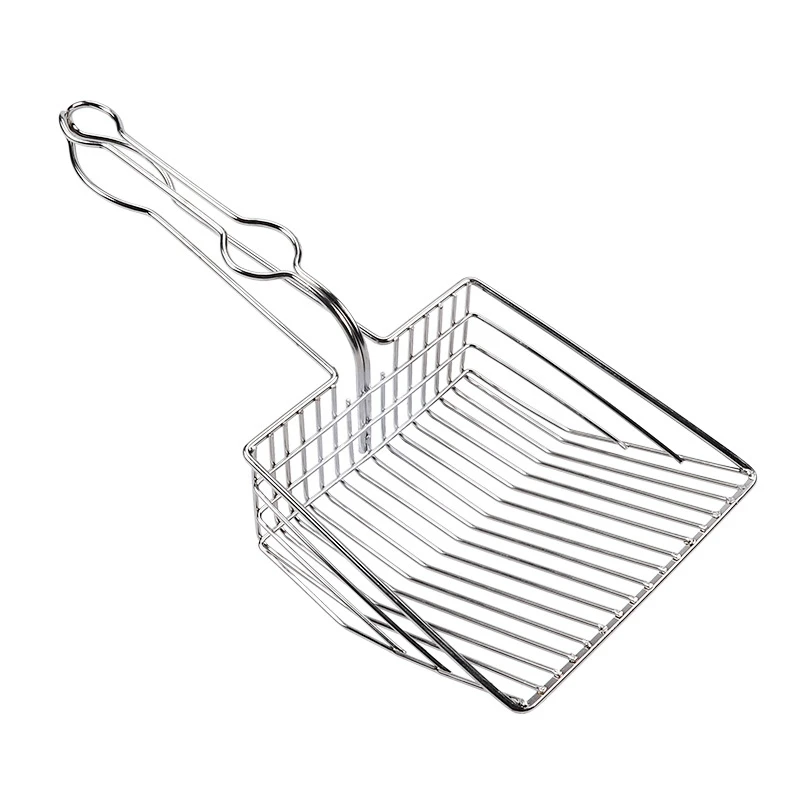 

Useful Sifter Litter Shovel Scoop Hollow Pet Practical Toilet Cleaning Tool For Cat Plated Metal Portable Durable Large