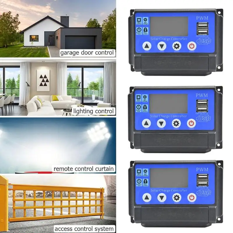 

12/24V Automatic General Controller LCD Screen Solar Charging Controller